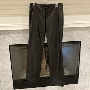IDENTIFY black leather pants